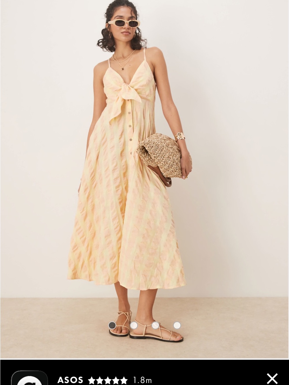 Free People-XS maxi dress NWT retail $128  coral and pink - Picture 10 of 12